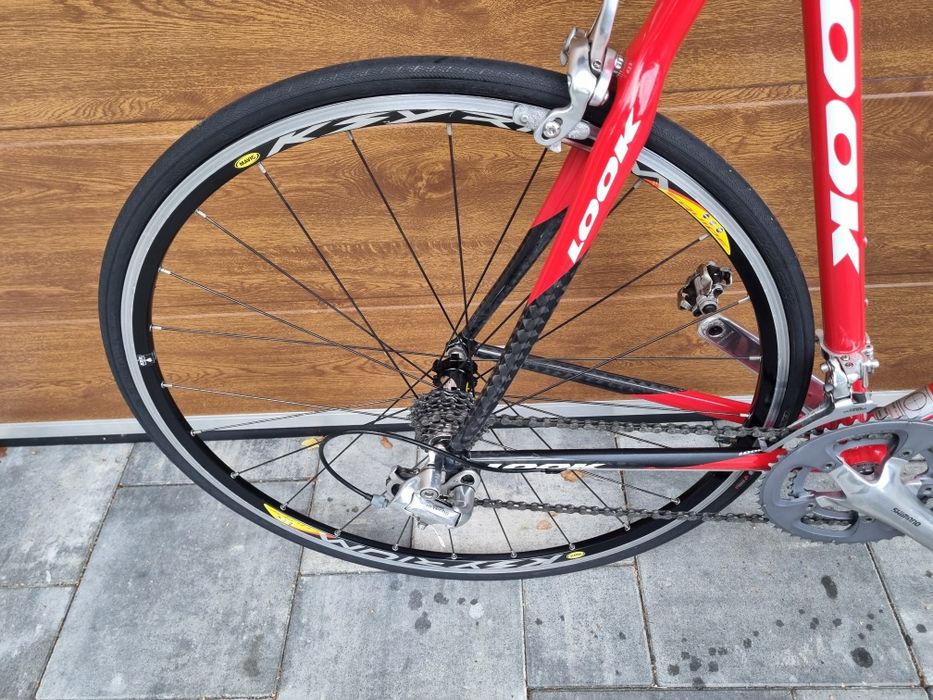 Rower szosowy kolarka szosa Look 565 klasyk karbon Ultegra Mavic