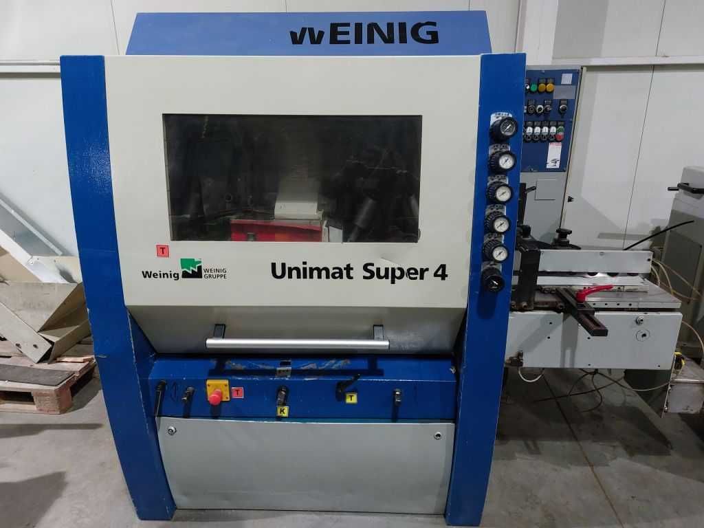 Weinig Unimat Super 4 z podajnikiem hydraulicznym EM 15 i inne maszyny