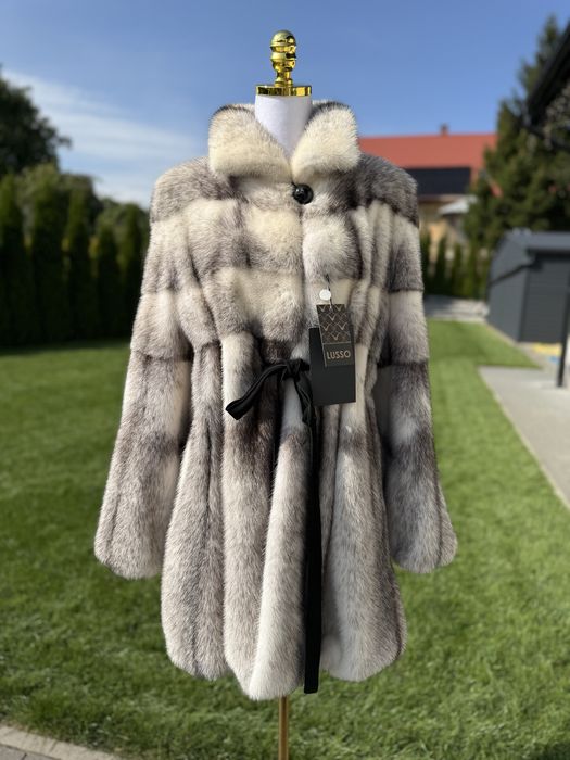 Futro naturalne z norek, nowe M-L