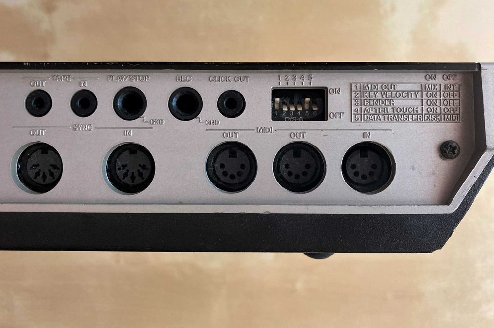 Korg SQD-1 sekwencer 1986, nowe przyciski +dyskietka quick disk Roland