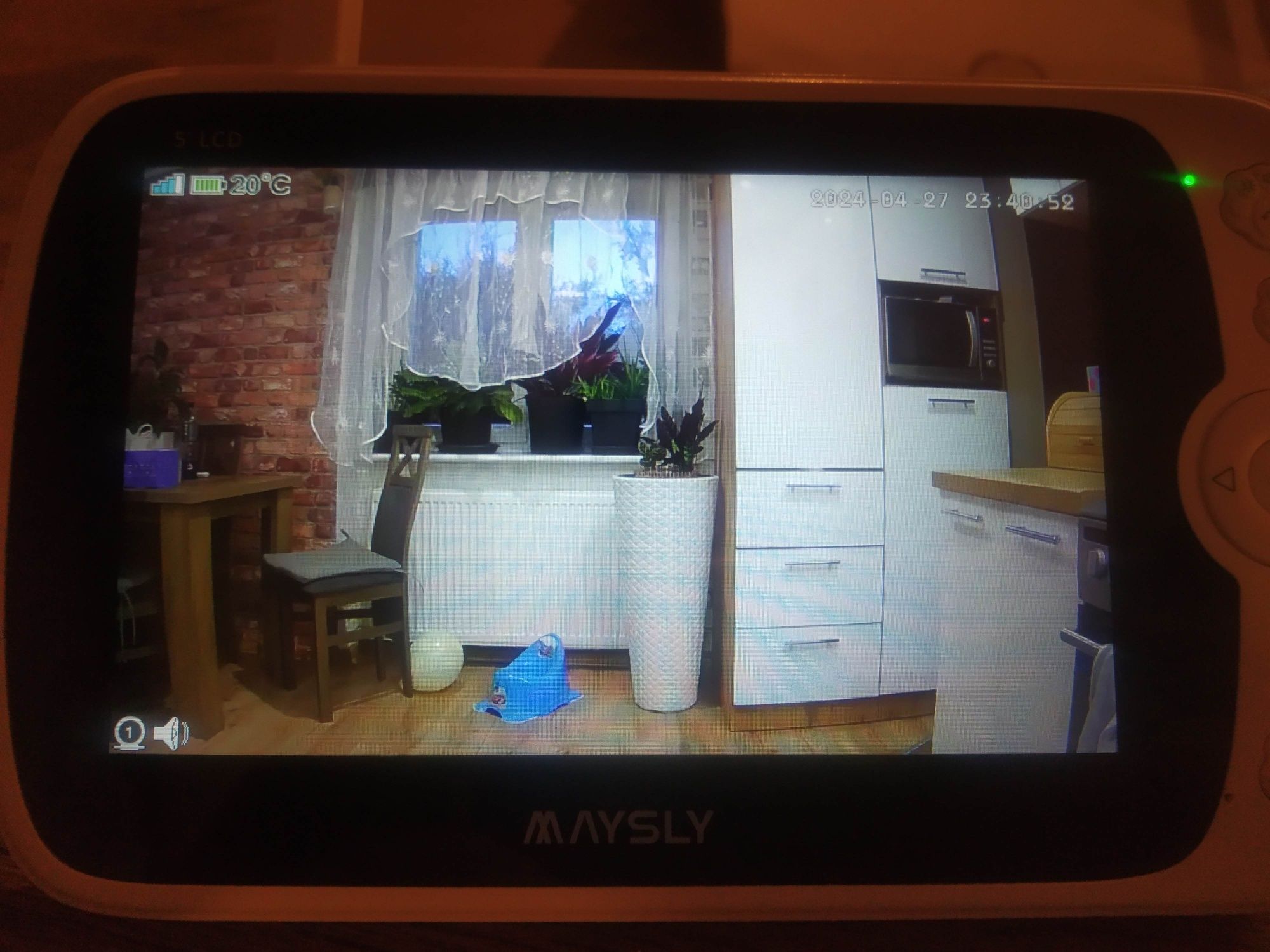 Niania elektroniczna Maysly , video baby monitor