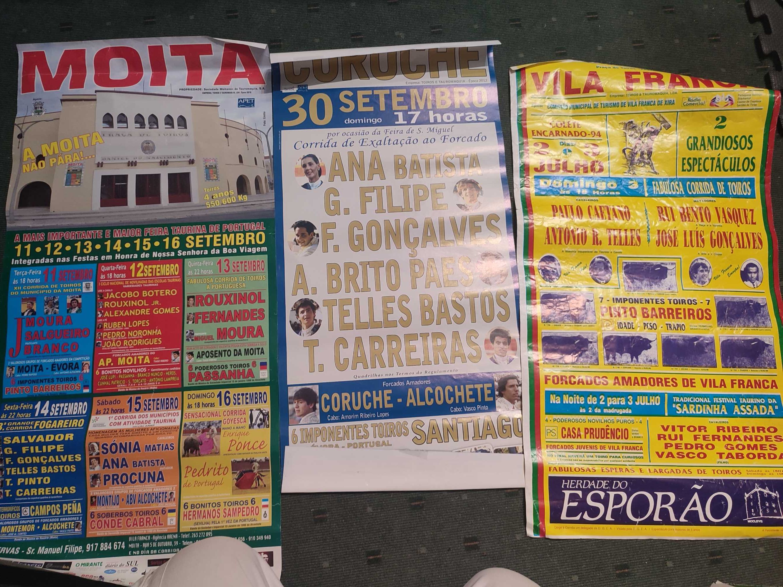 Cartazes Tauromaquia - Cada 5 €