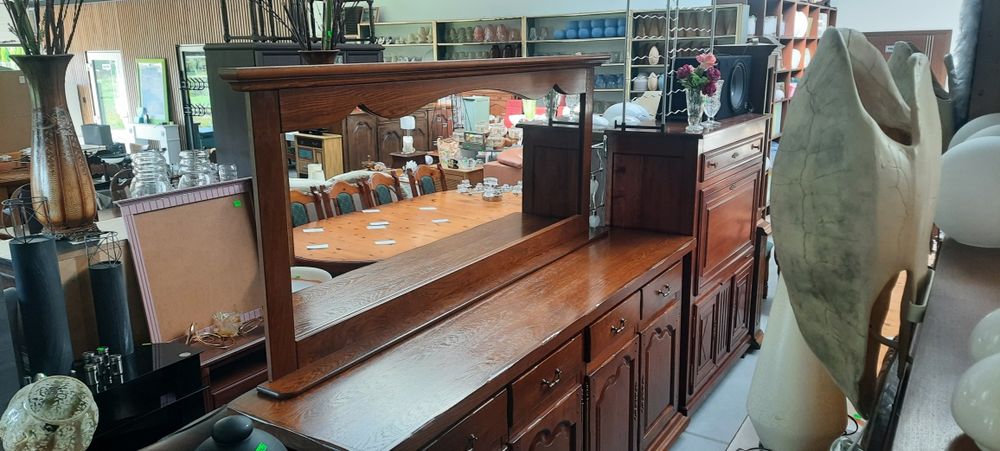 Dębową komoda z lustrem RATY