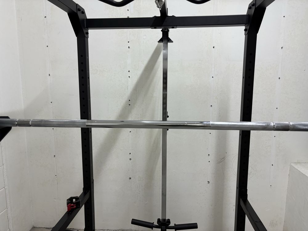 Barra Olímpica 20 Kg (220 cm x 50 mm - Aço - Cinzento)