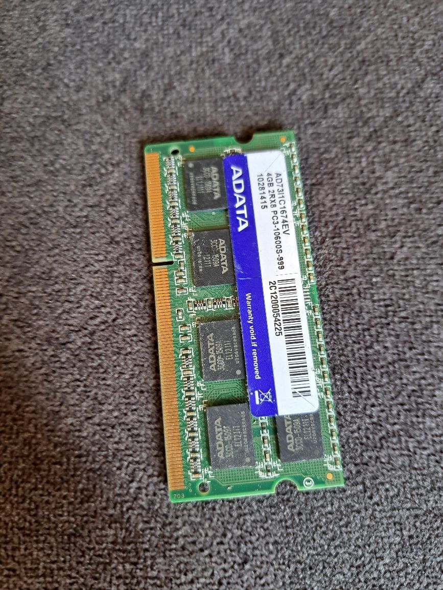 Pamięć RAM 2GB 4GB 512MB