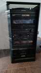 Wieża vintage sharp 7700 system kompletna z szybą