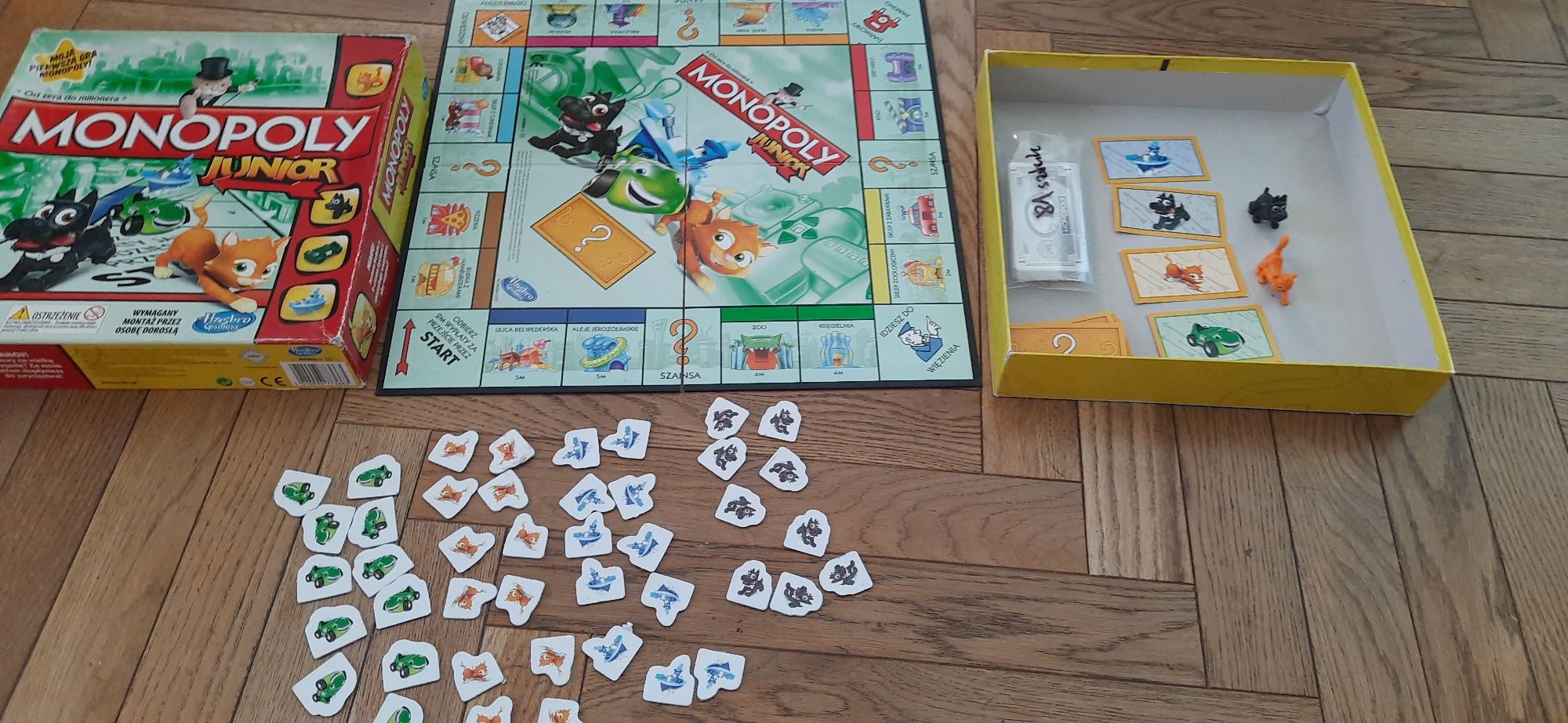 Gra Monopoly junior niekompletna