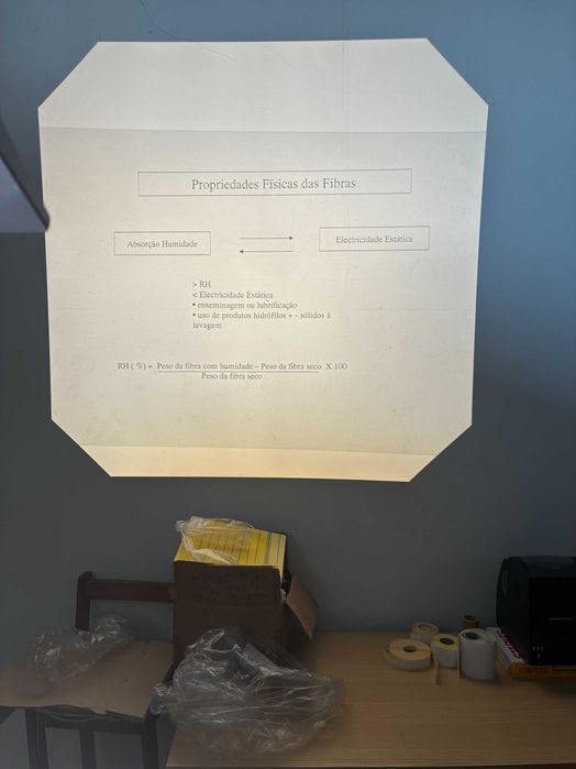 Retroprojetor de folhas de acetato - Qtd. 2 Und.