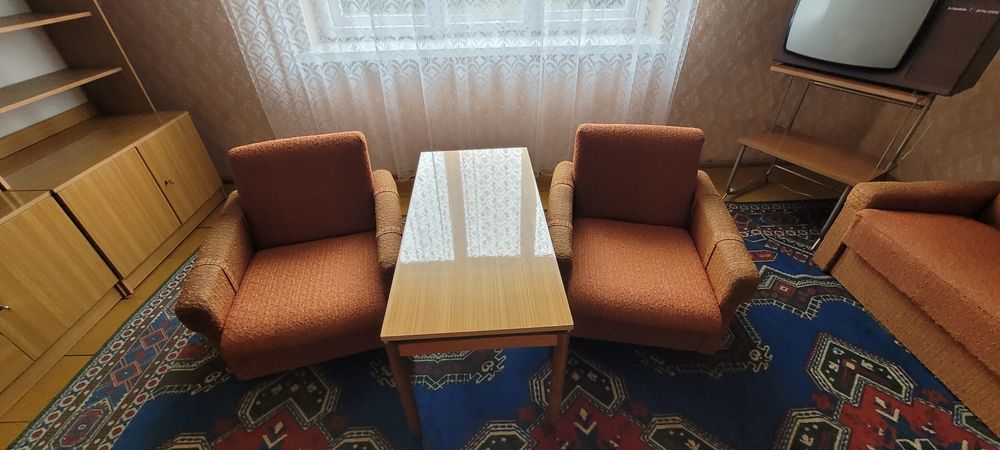 Meblościanka i ława prl