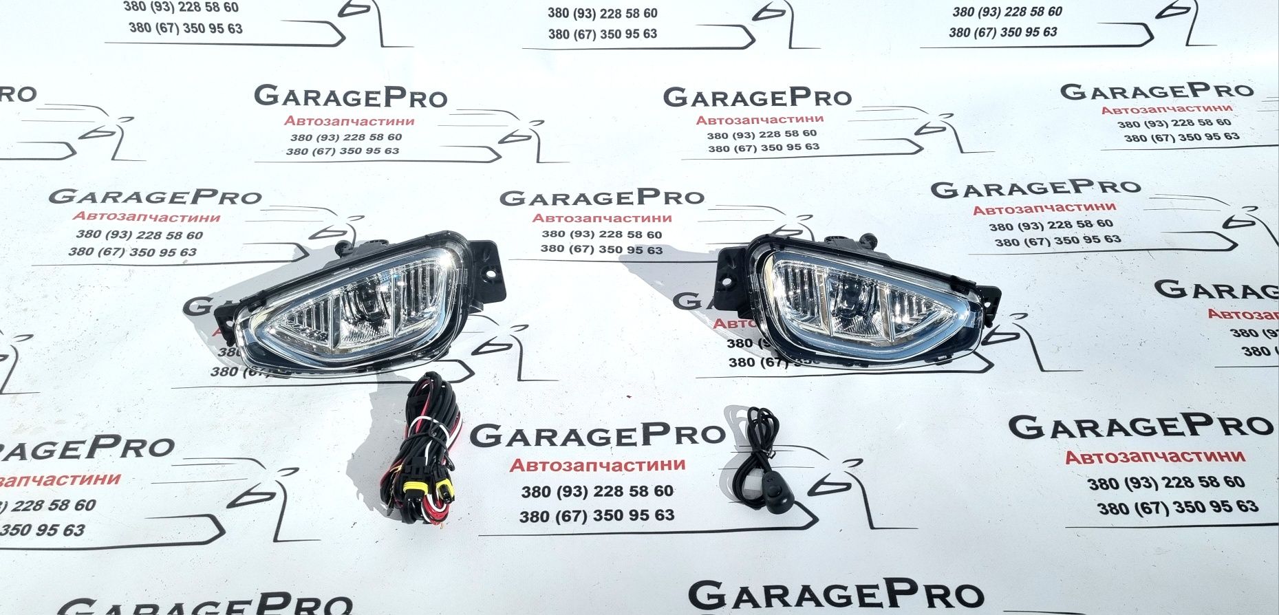 Противотуманки птф Ford Escape MK4 2020 2021+ Kuga туманки LED галоген