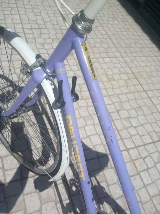 Bicicleta Peugeot Cassis vintage mixte roxa roda 28 700 chromoly
Tam50