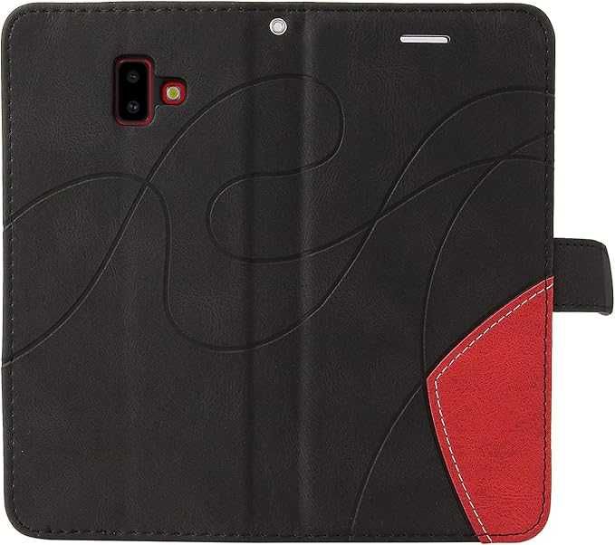 Capa Nova Samsung Galaxy A6 Plus 2018 tipo carteira c/ fecho magnético