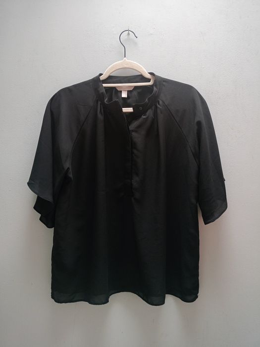 H&M czarna elegancka bluzka roz XS