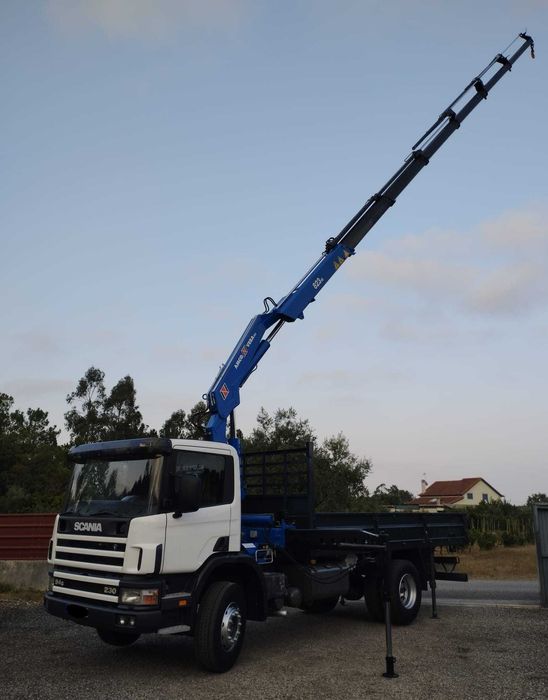 Camião Scania Grua 6 lanços grande capacidade 16,20m 8330 ton
