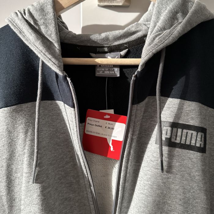 Чоловіча толстовка Puma, спортивна кофта, зіп худі пума