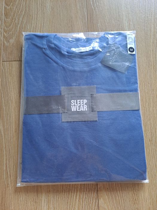 Koszulka piżamowa męska Atlantic, rozmiar M, bawełna, długi rękaw