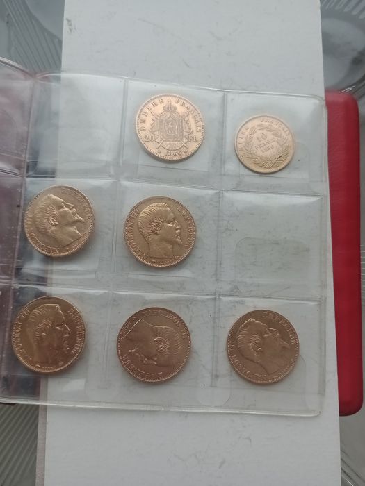 Moneta--10 Franków--1858-Francja.