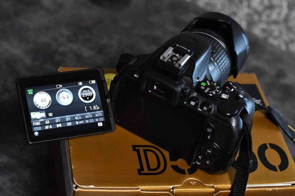 Фотоапарат Nikon d5600 з 18-55mm f/3.5-5.6 G AF-P VR DX Nikkor