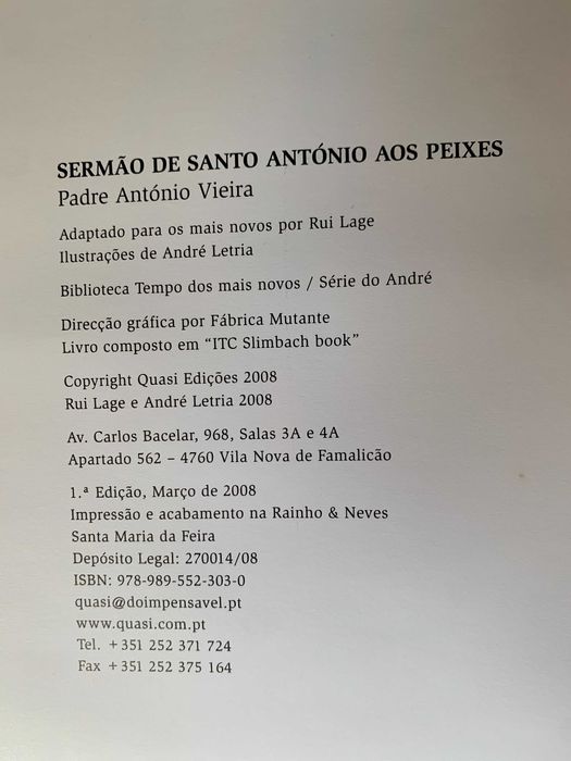 Sermão de Santo António aos Peixes, de Padre António Vieira