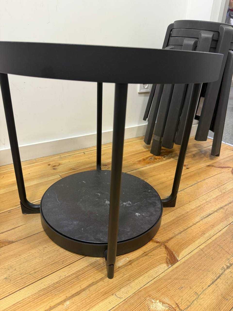 Столик IKEA імітація мрамору