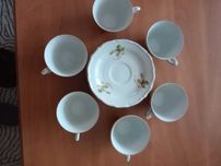 Serwis porcelanowy do kawy, herbaty, porcelana Walbrzych
