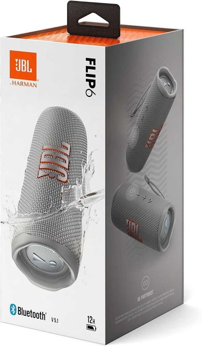 Jbl Flip 6 JBLFLIP6GREY Głośnik Bluetooth