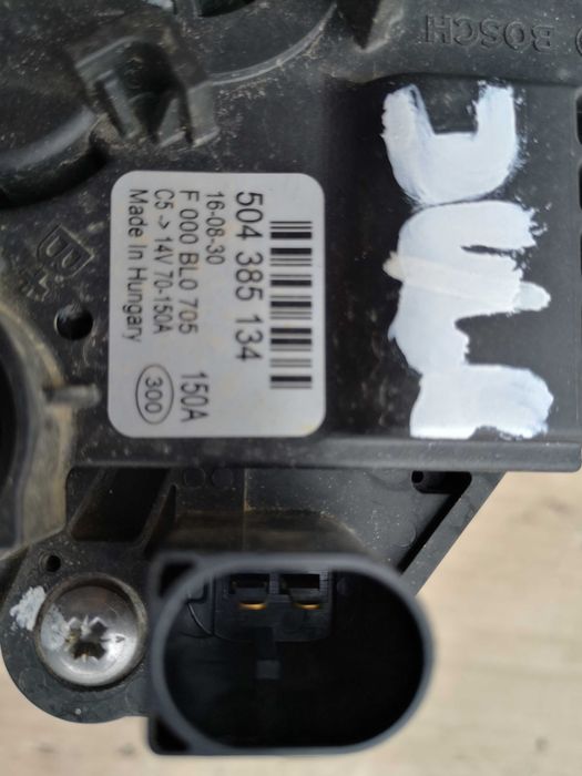 Alternator Ducato 2,3  euro 6 50.43.85.134 BOSCH  150A