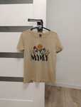 Koszulka damska t-shirt Shein Mama XS beżowy nowy