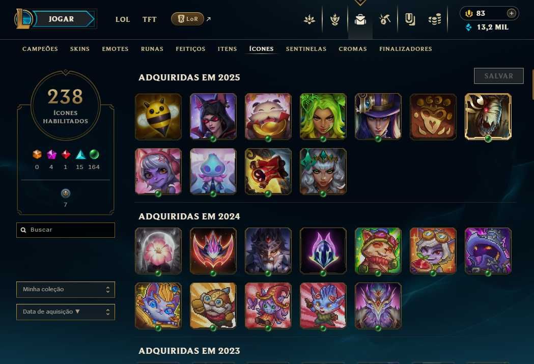Conta League of Legends