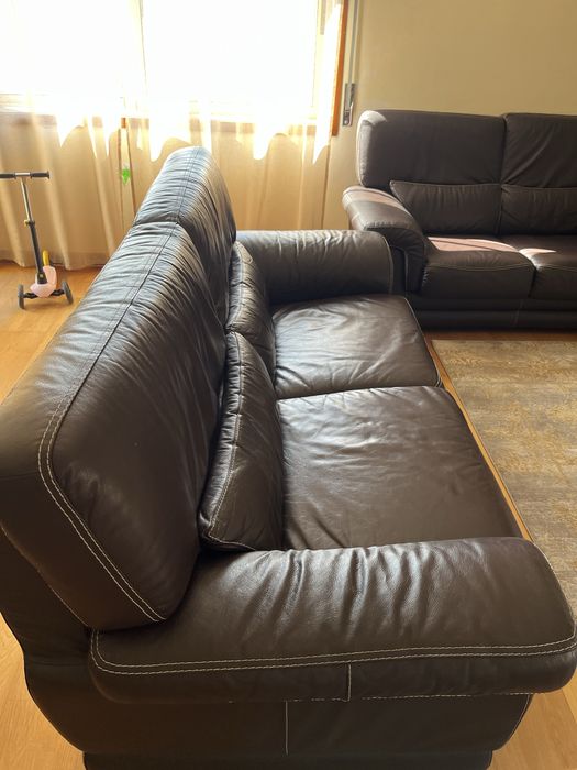 Sofas em pele em optimo estado