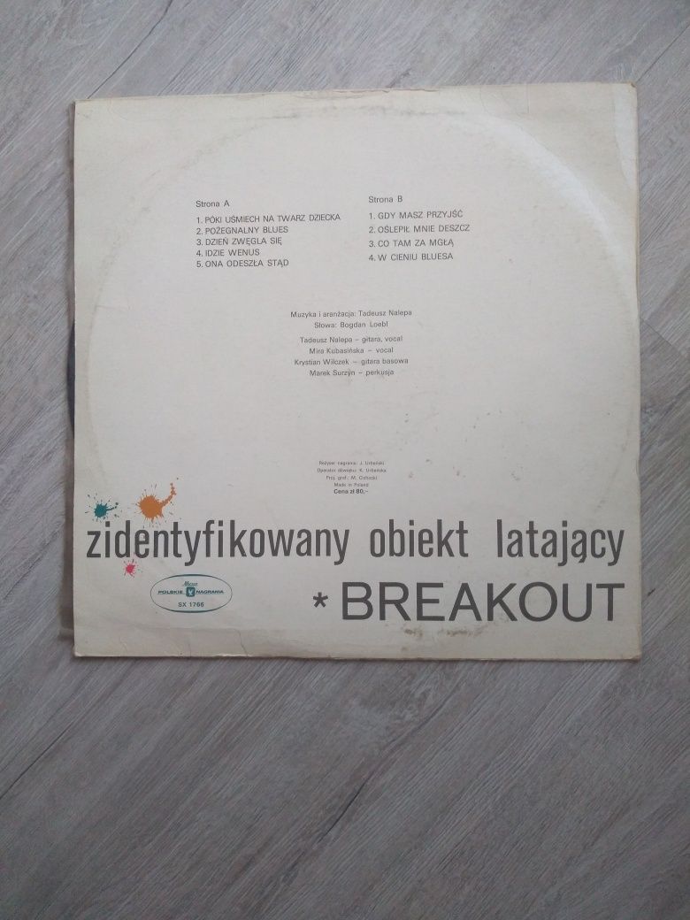 Breakout. Zidentyfikowany obiekt latający. Winyl