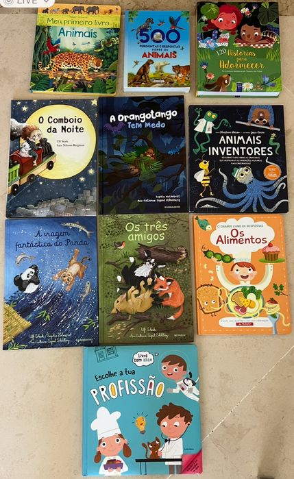 Livros infantis variados!