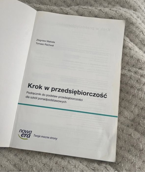 podstawy przedsiębiorczości Nowa Era