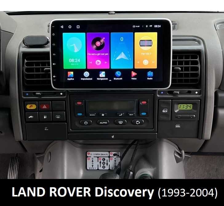 Rádio 1DIN (4/32GB) • 10.1" Rotativo • ANDROID • GPS • Apple CarPlay