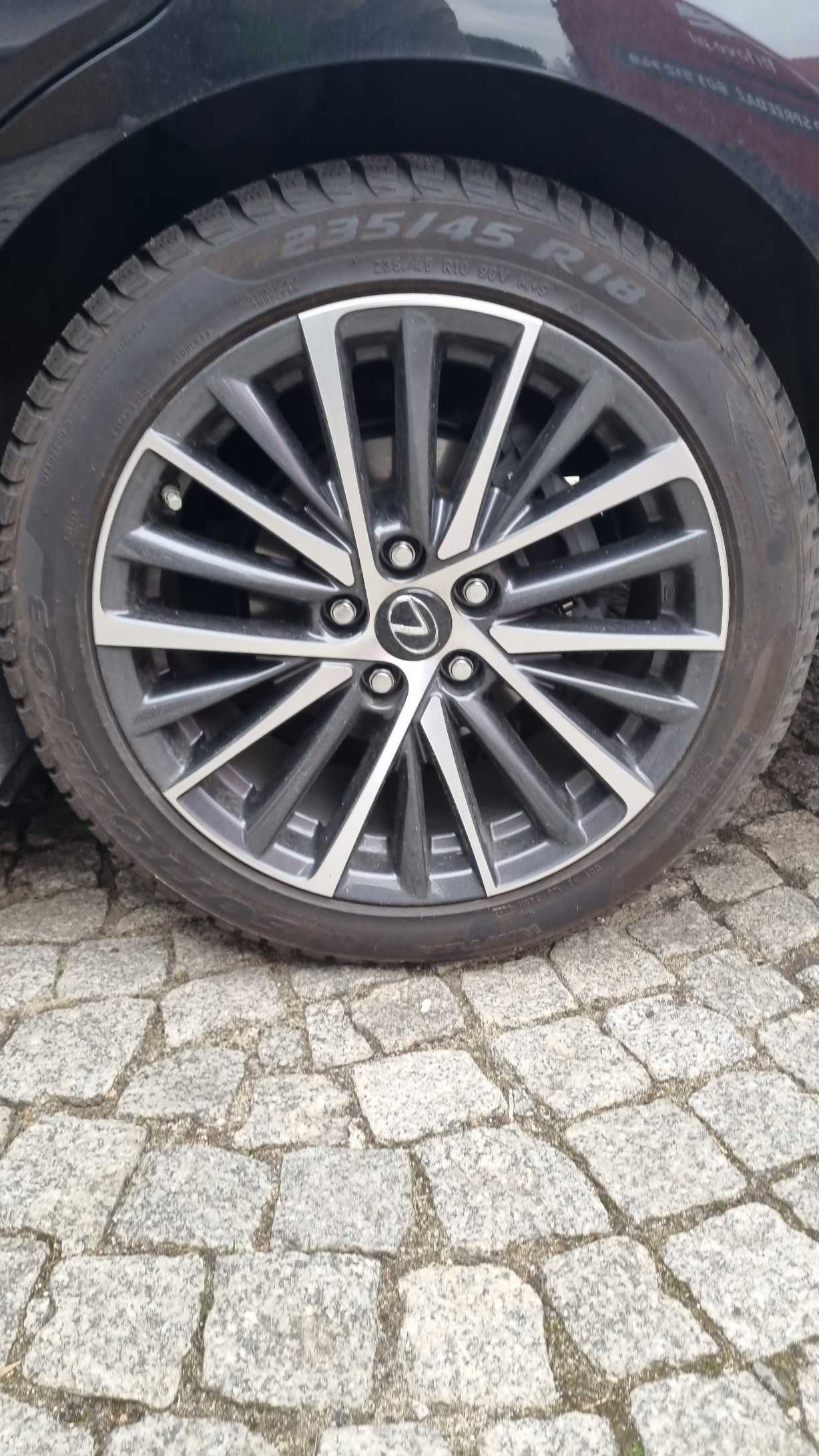 Oryginalne Koła Lexus ES 235/45/18 Opony zimowe Pirelli sottozero 2023
