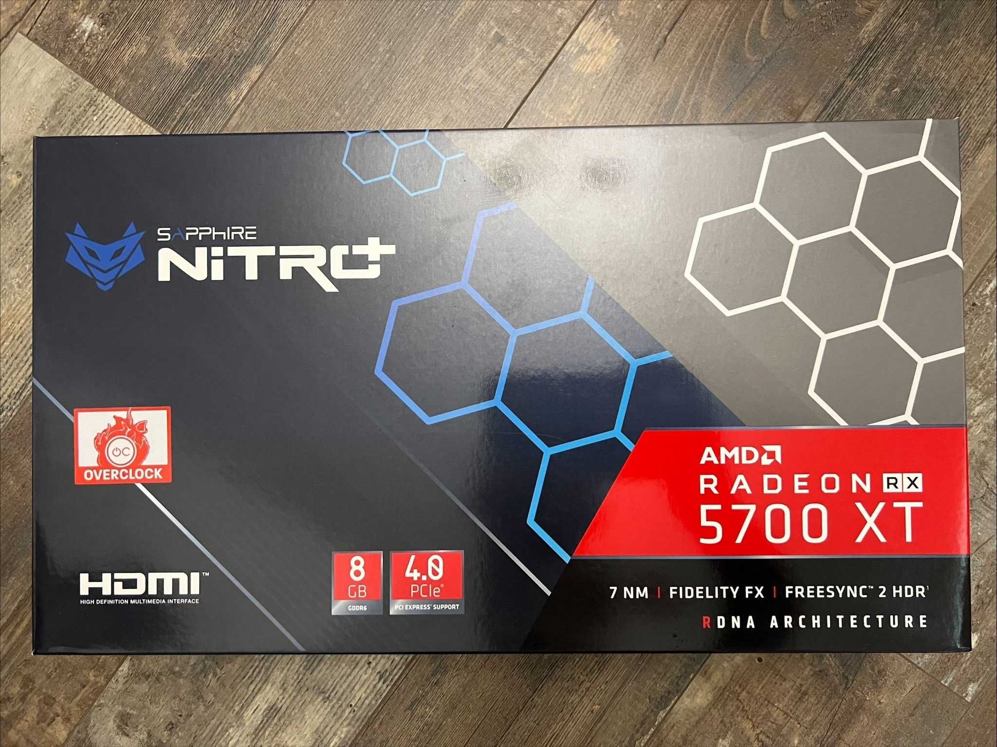 (163$) Элитная видеокарта 8Gb RX 5700 XT SAPPHIRE NITRO+ (+гарантия)