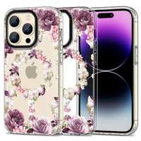 Tech-Protect Magmood Magsafe Iphone 15 Pro Rose Floral