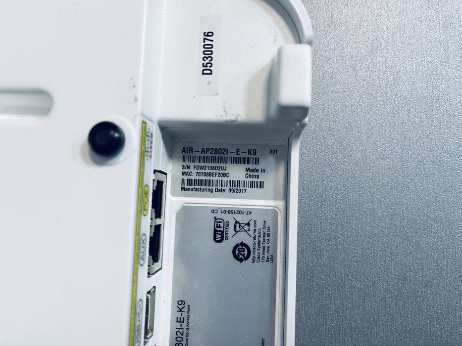 Wi-Fi точка доступа Cisco Aironet AIR-AP2802I-E-K9 802.11 AC 5Ghz