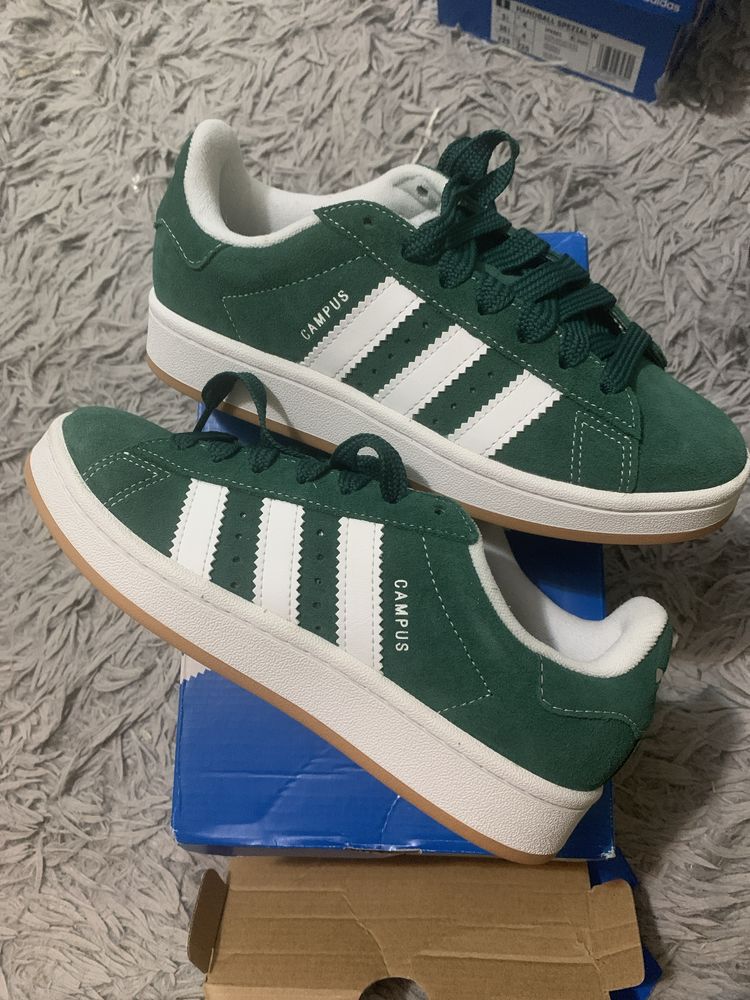 Adidas campus 00s 39 1/3 dark green