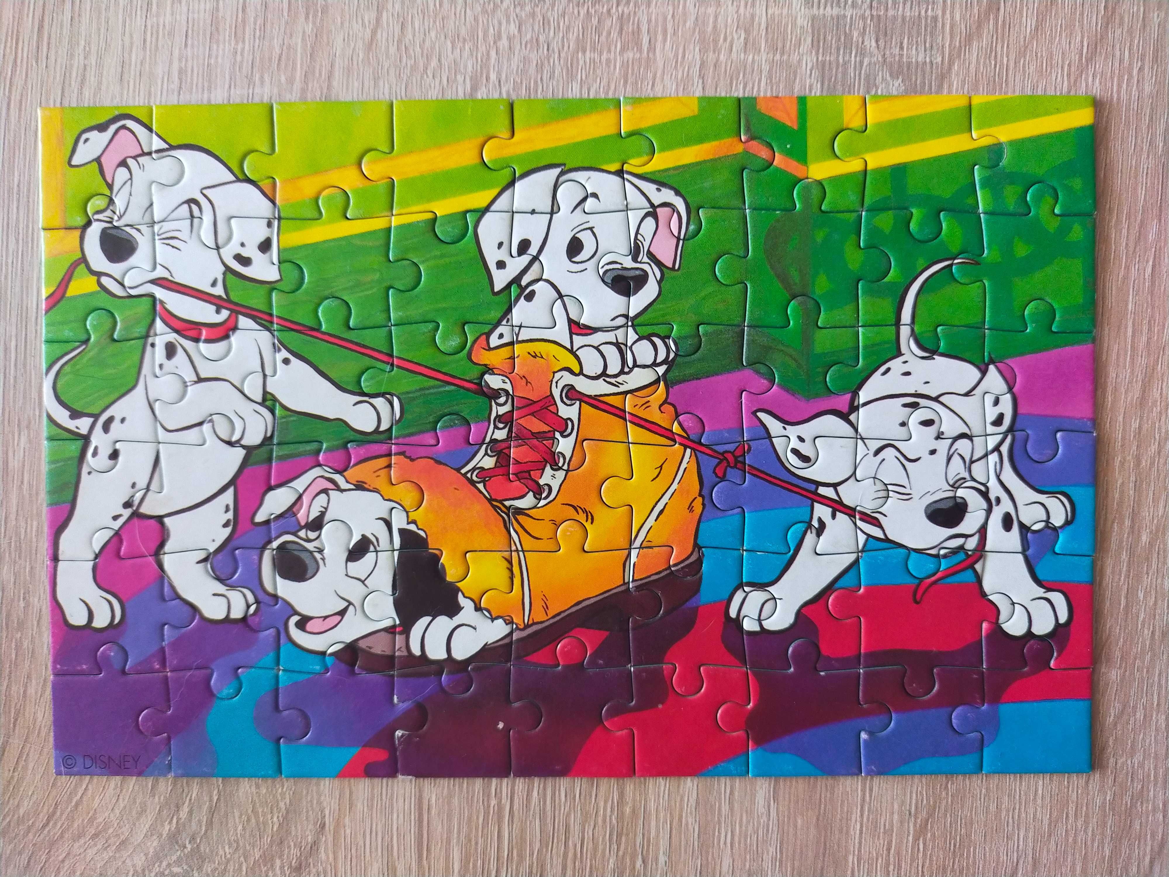 Puzzle 4 sztuki 101 Dalmatyńczyków