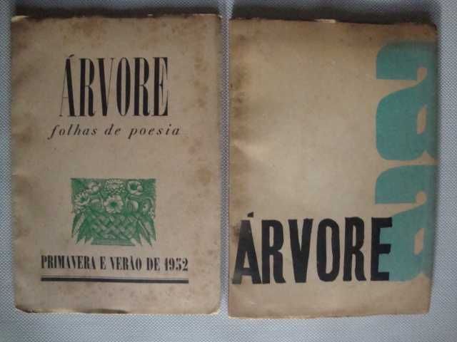 Árvore : folhas de poesia- 4 volumes- Muito rara