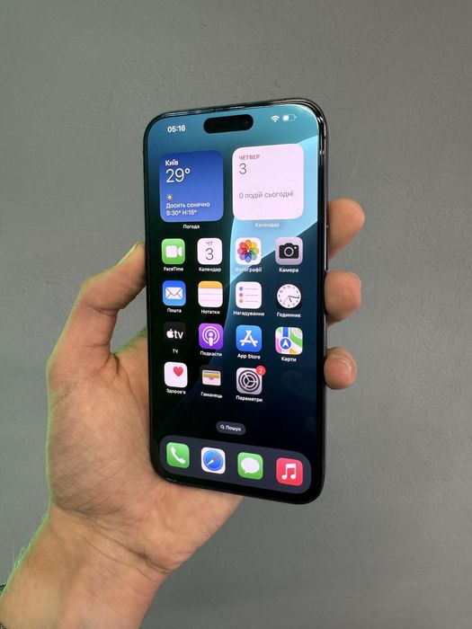 iPhone 15 Pro Max 512Gb Blue Titanium Unlock З Гарантією
