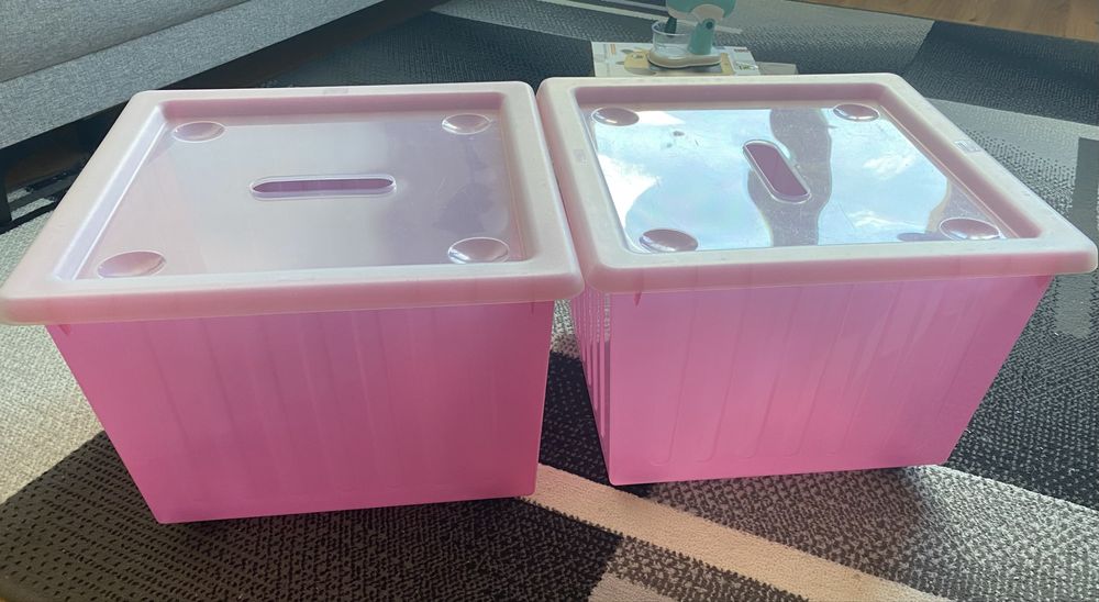 Pojemniki na zabawki Ikea