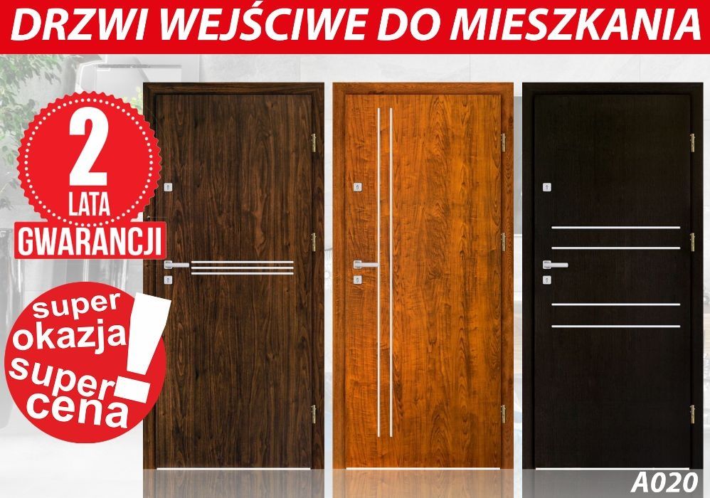 DRZWI wewnątrzklatkowe do bloku z montażem! PRODUKT POLSKI!