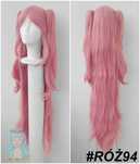 Krul Tepes Owari no Seraph cosplay wig długa peruka różowa z kitkami
