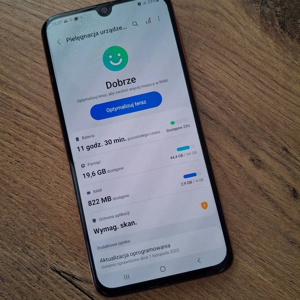 Samsung Galaxy A40 - super stan! Nowa bateria, pierwszy właściciel