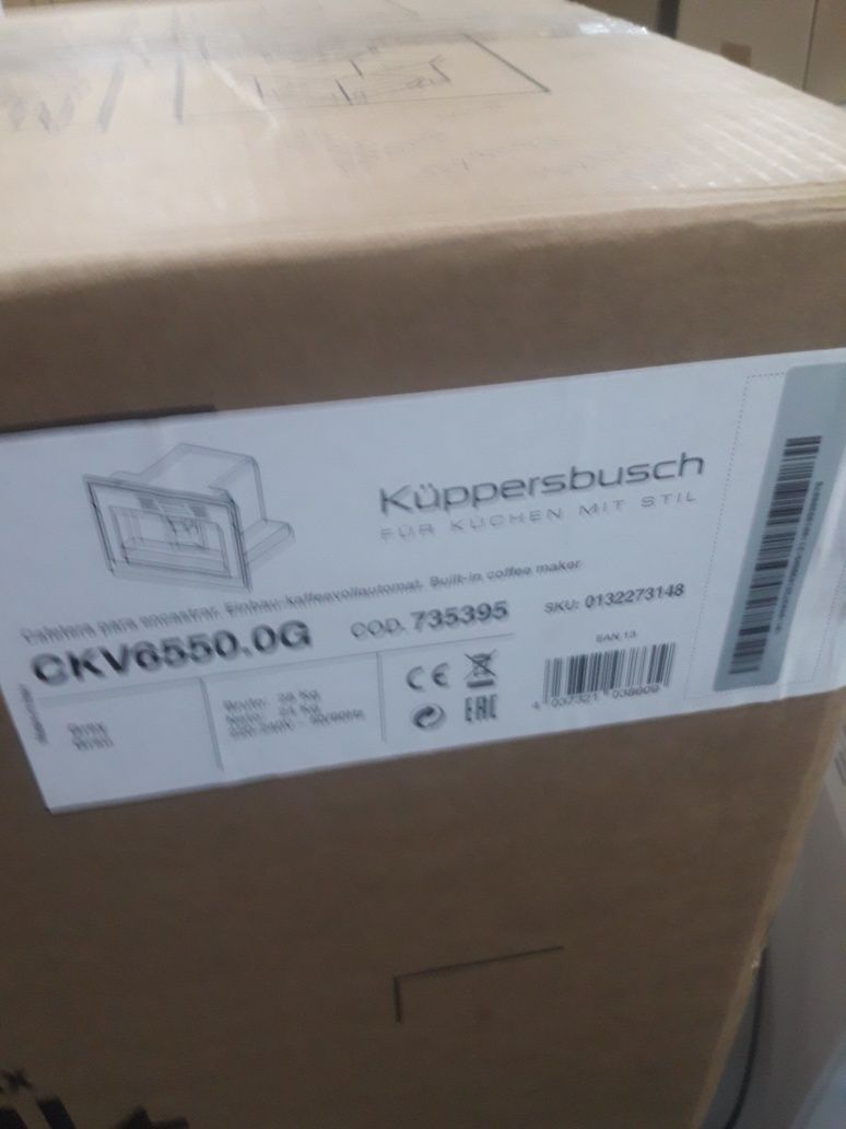 Ekspres do zabudowy kuppersbusch ckv6550.0g