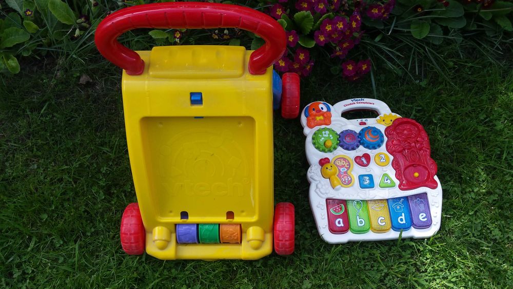 Chodzik Jeździk Pchacz Tablica Manipulacyjna Vtech