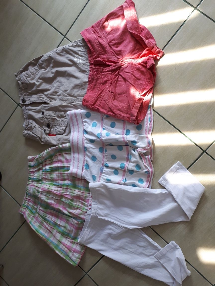 4 spódniczki na lato 4-5lat r 122