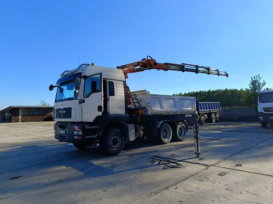 MAN 26.440 6X6 + HDS Atlas 190.2E A5  MAN TGA 26.440 6x6 • HDS ATLAS 190.2E A5 • Napęd 6x6 • Gotowy do pracy